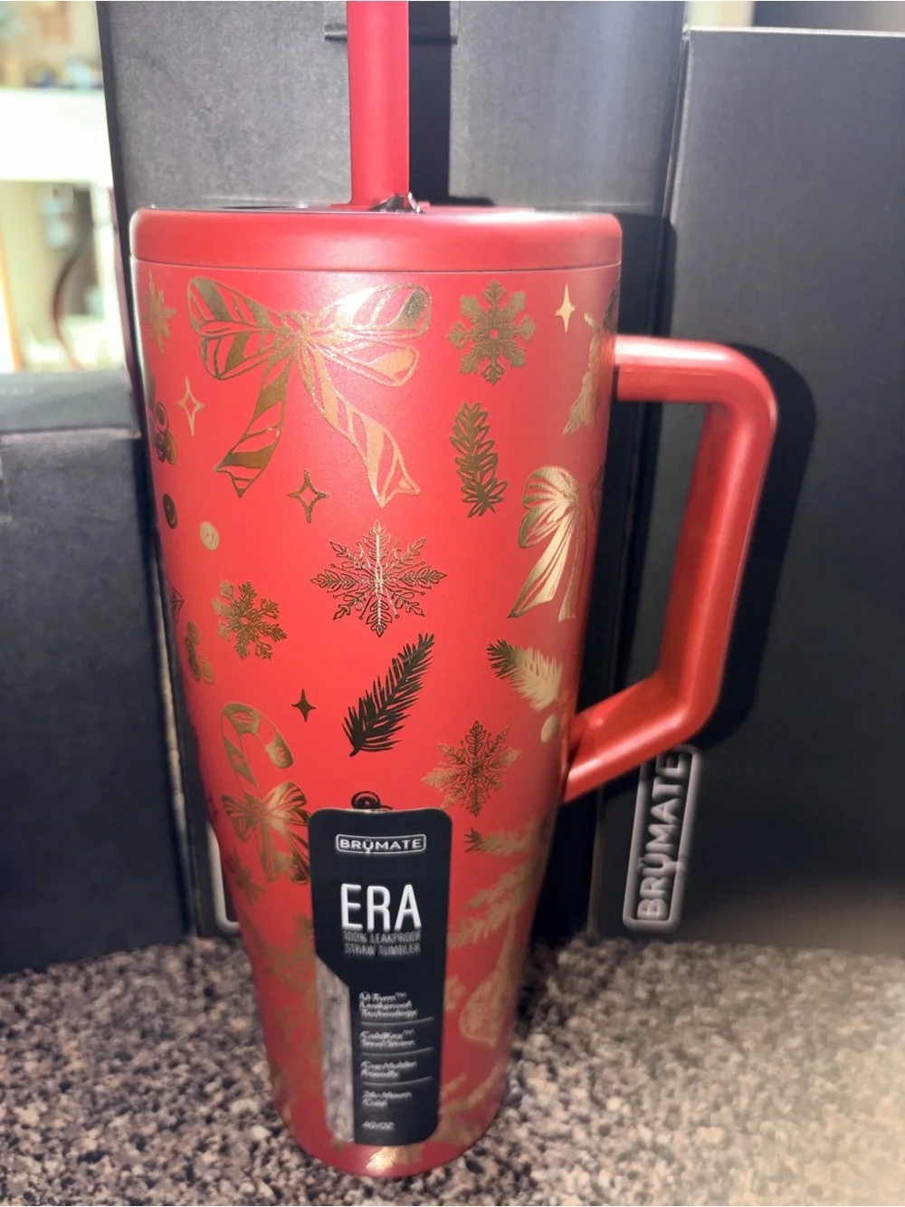 Brümate ERA Holiday Red Travel Tumbler